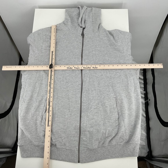 Ellos Gray Full Zip Hoodie Long Sleeve‎ Pockets Size 1X - Picture 5 of 9